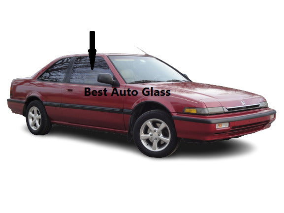 Fit 87-89 Honda Accord 2D Coupe &Hatchback Passenger Side Front Right Door Glass