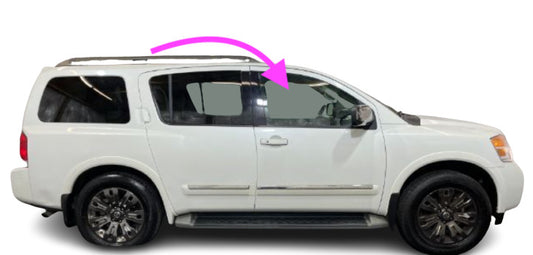 Fits 04-15 Nissan Armada Titan 04-06 Infinity Qx56 Front Right Door Window Glass