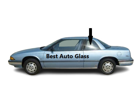 Fits: 1994-1996 Buick Regal 2D Coupe Rear Left Driver Side Quarter Window Glass