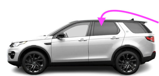 Fit:2015-2023 Land Rover Discovery Sport Driver Left Rear Door Window Glass/Dark