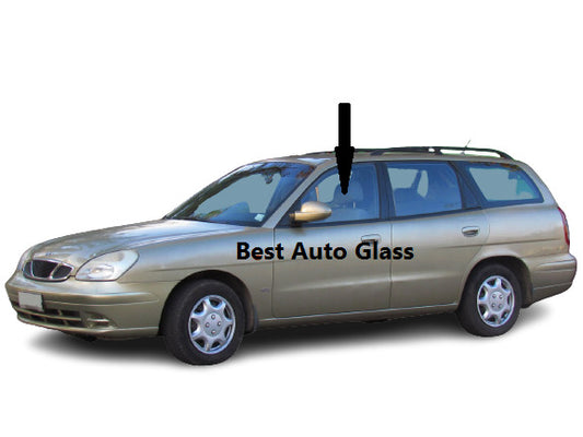 Fits:1998-03 Daewoo Nubira Hatchback,Sedan,Station Front Left Door Window Glass