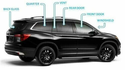 Fits 2017-2023 Mazda CX-5 4D Passenger Rear Right Side Window Door Glass CLEAR