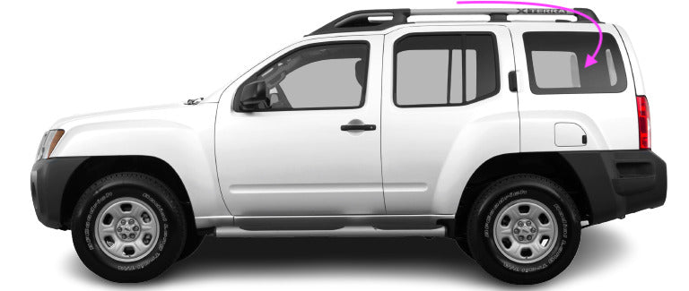 Fits: 2005-2015 Nissan XTerra 4 Door SUV Driver Side Left Quarter Glass Window