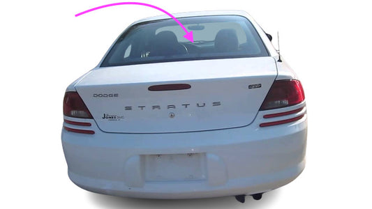 Fit 2001-2006 Chrysler Sebring, Dodge Struts 4 Door Sedan Rear window Back Glass