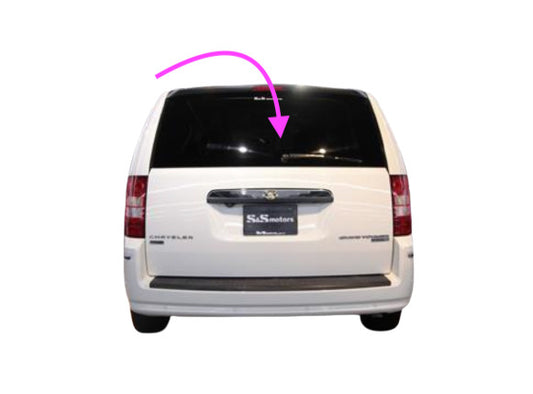 Fits 04-07 Town & Country Voyager Caravan Grand Caravan Back Window Glass Heated