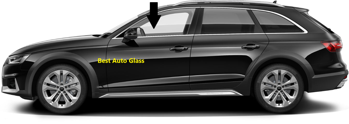 Fits: 2017-2024 Audi A4 Allroad 4D Driver Front Left Door Window Glass Laminated