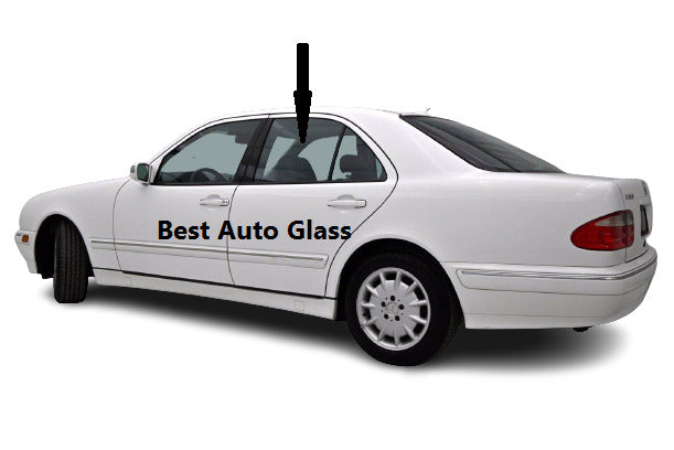 Fit 1996-2002 Mercedes E Series 4D Sedan Rear Driver Left Side Door Window Glass