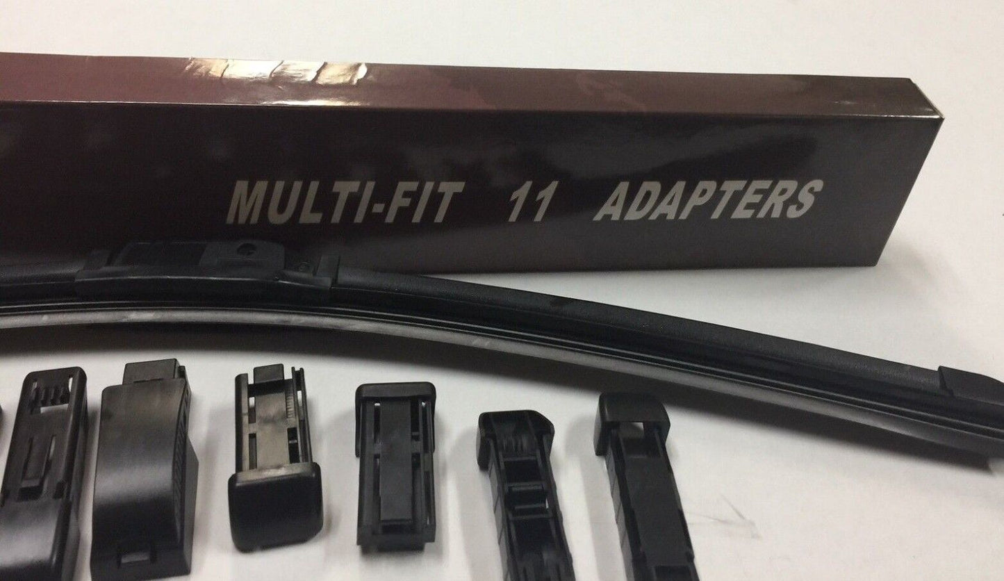 FITS: 1964-1967 Chevrolet Malibu 14" - 14" Wiper Blades Multi-Fit "11 Adopters"