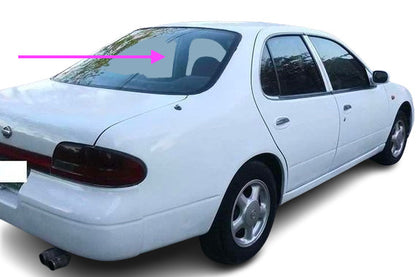 Fits: 1993-1997 Nissan Altima 4 Door Sedan Rear Window Back Glass-HT/ANT/HD