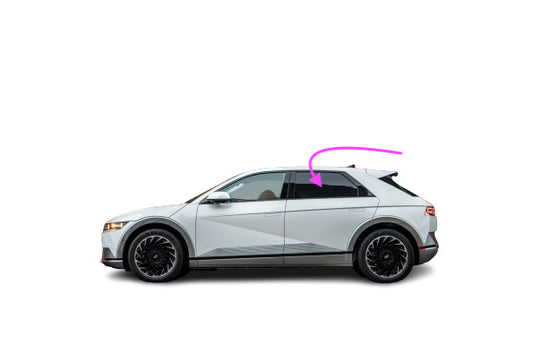 Fits: 2022-2023 Hyundai Ioniq 5 4-Droor Driver Said Rear Left Door Window Glass