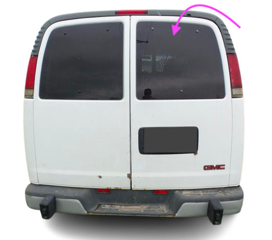 Fits: 1996-2002 CHV-GMC G-VAN Passenger Right Rear Back Glass-Solar