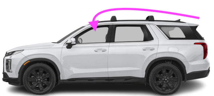 Fits: 2020-2024 Hyundai Palisade Driver Left Front Door Window Glass LAMINATED.