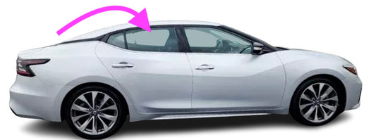 Fit:2016-2018 Nissan Maxima 4DR Passenger Side Rear Right Door Window Glass