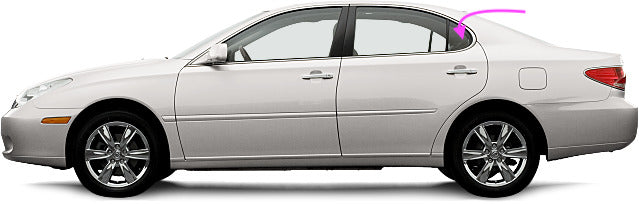 Fit 2002-2006 Lexus ES 300,ES330 4D Sedan Vent Glass-Driver Rear Left Vent Glass