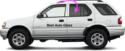 Fit 1998-2002 Honda Passport & 1998-2004 Isuzu Rodeo Driver Left Rear Door Glass