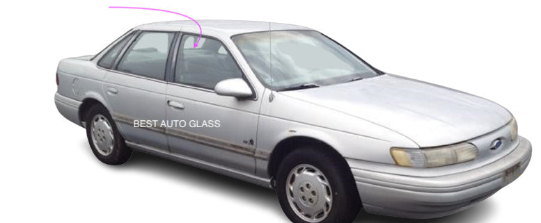 Fits: 1986-1995 Ford Taurus, Mercury Sable Sedan& Station Front Right Door Glass