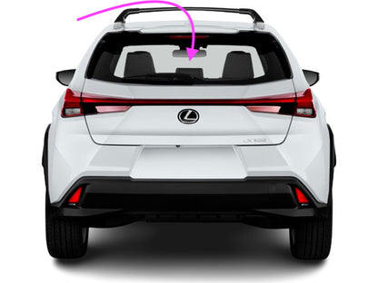 Fits: 2019-2024 Lexus UX 4D Utility Back Rear Window Glass/HTD-SOL