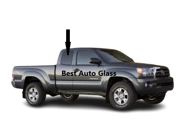 Fits: 2016-2023 Toyota Tacoma 2D Extended Cab Right Rear Quarter Window Glass