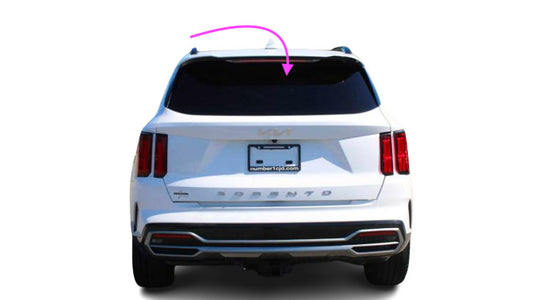 Fits: 2021-2023 Kia Sorento 4D Utility Back Rear Window Glass/HTD-SOL