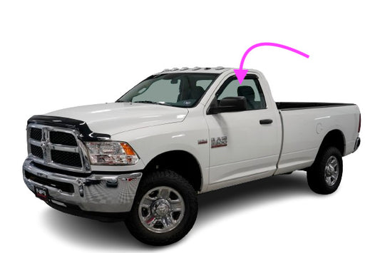 Fit 2009-2024 Dodge Ram Pickup 2D Standard Cab Driver Side Front Left Door Glass