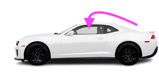 Fit:2010-2015 Chevrolet Camaro 2D Coupe Driver Side Front Left Door Window Glass