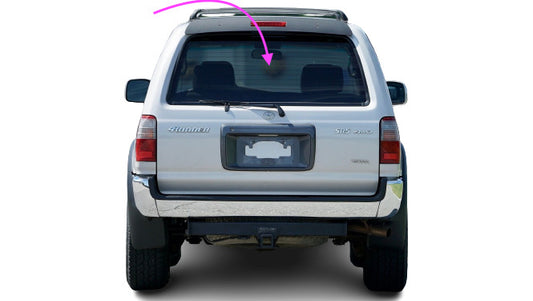 Fits: 1996-2002 Toyota 4Runner 4 Door Utility Rear Window / Back Glass