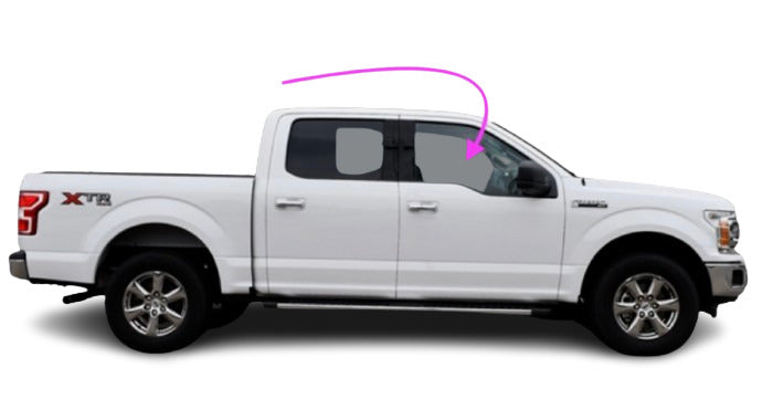 Fits:2021-2024 Ford F150 CREW, SUPER & STANDARD Right Front Door Glass Laminated