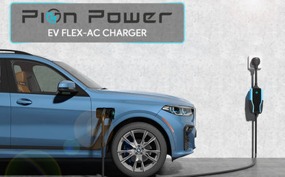 PION POWER Flex-AC Smart EV Charger, 40A NEMA 14-50 & NEMA 5-15 Level 1 & 2