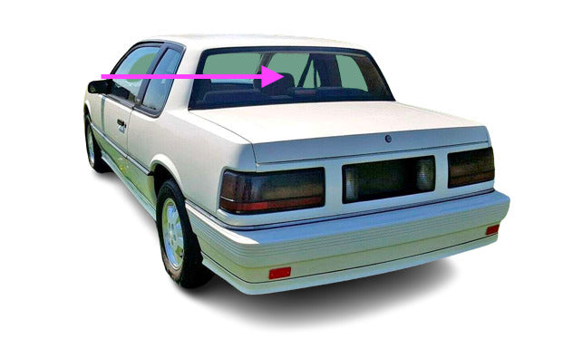 Fit 1985-1991 Buick Skylark,Pontiac Grand AM,Olds Cutlas Calais Rear Back Glass