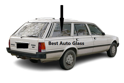 Fit 1984-1992 Peugeot 4D Station Wagon Passenger Rear Right Quarter Window Glass