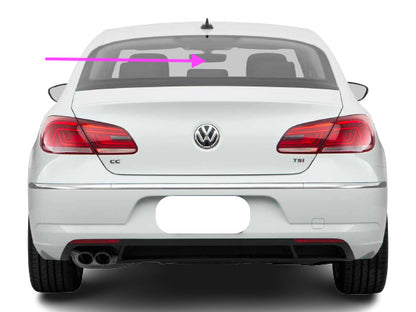 Fit: 2009-2017 Volkswagen CC, Passat 4D Sedan Back Glass Rear Window/HTD-ANT-SOL