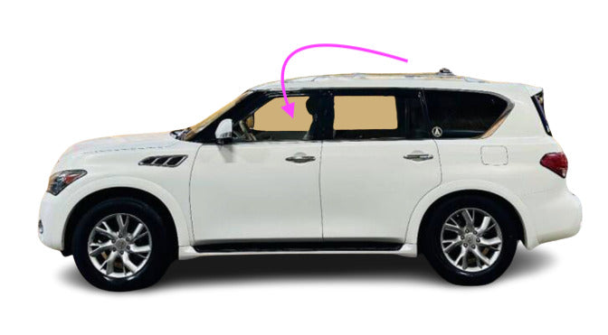 Fits 11-23 Infiniti QX56 QX80 Driver Side Left Front Door Window Glass Laminated
