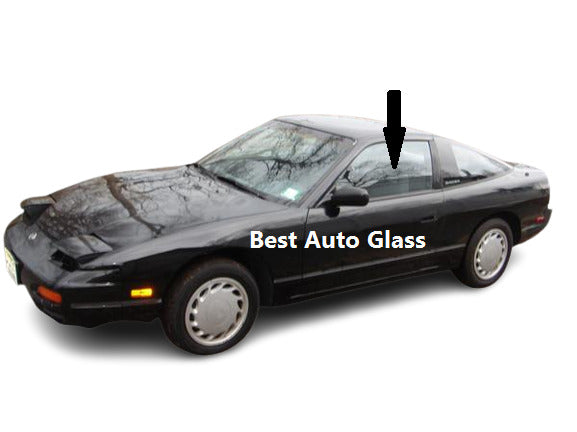 Fits: 1989-94 Nissan 240 2-D Coupe, Convertible, Hatchback Front Left Door Glass