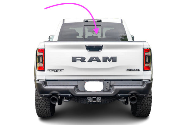 Fits:2020-23 Ram Pickup 2D STN,4D Crew/EXT Cab Back Rear Window Glass/Heated,OEM