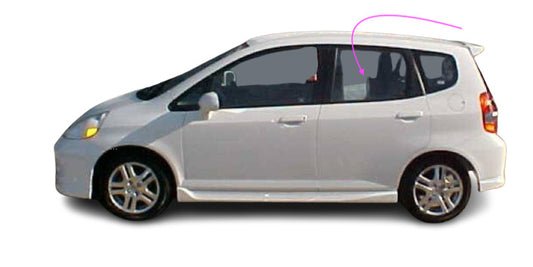 Fit 2006-2008 Honda Fit 4Door Hatchback Rear Left Driver Side Door Window Glass