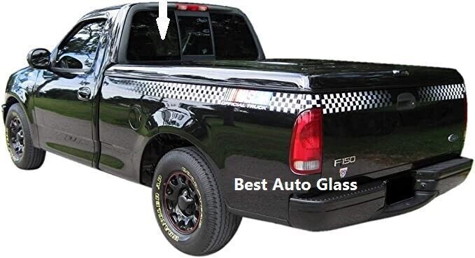 Fit:1997-2003 Ford F Series F150 2DR Standard & Super Cab Rear Window Back Glass