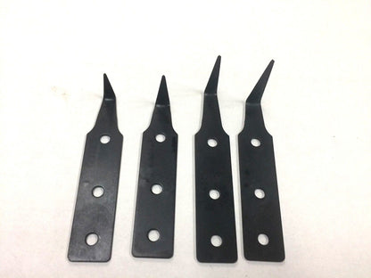 Cold Knife Blade ( 4x1=4) 3/4",1",1 1/4",1 1/2" Windshield Cut Out Removal Tool