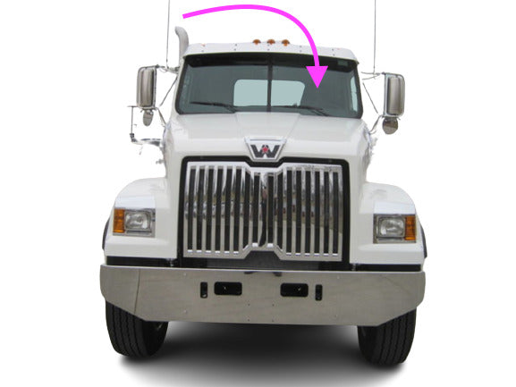 Fits:80-2000 Western Star Constellation Series Conventional CAB Windshield Right