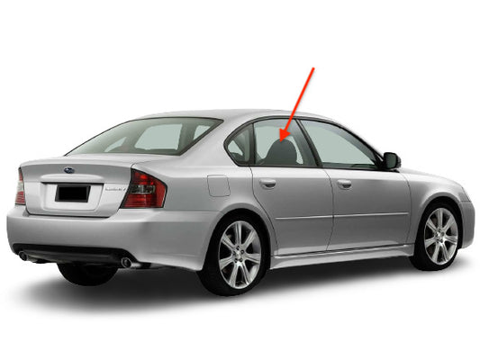 Fits 00-2004 Subaru Legacy, Outback Sedan Passenger Rear Right Door Window Glass