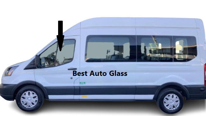 Fit: 2015-2023 Ford Transit 83.2" Low Roof Van Driver Side Front Left Door Glass