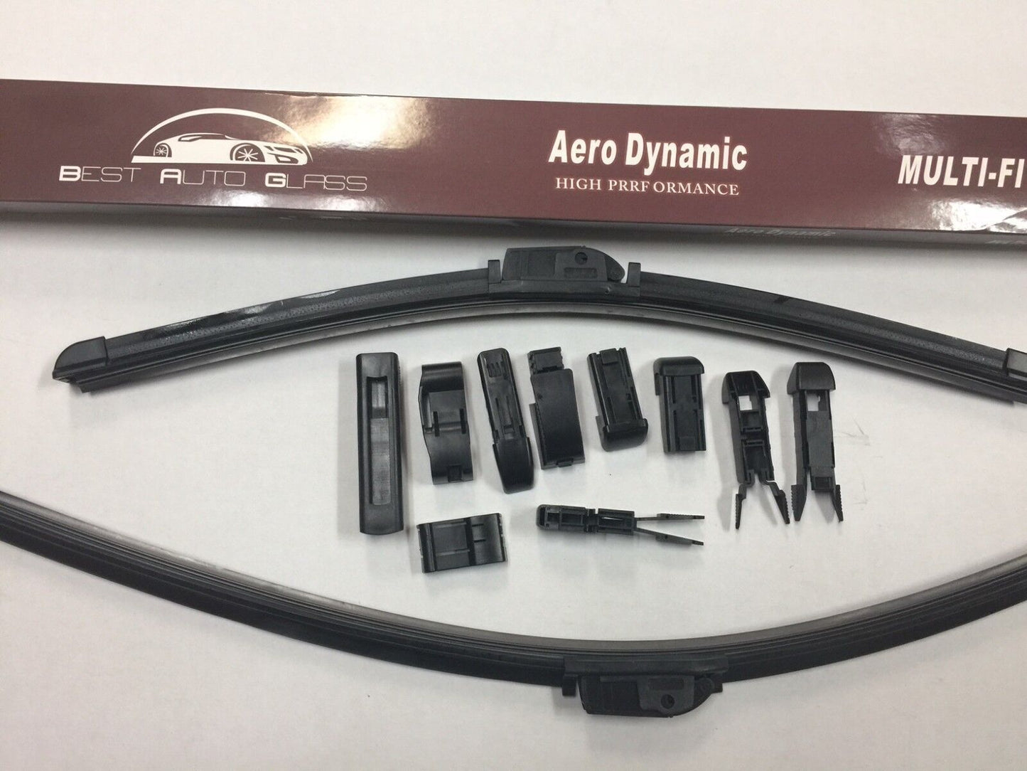 FITS: 2003-2006 Audi TT Wiper Blades Multi-Fit 2 PCS 21"-21" 11 Adopters