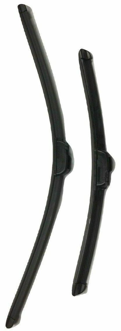 2007-2011 Jeep Wrangler 14"-14" -2PCS Windshield Wiper Blades Bracketless J-Hook