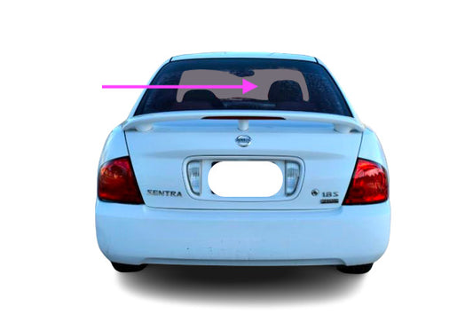 Fits: 2000-2006 Nissan Sentra 4 Door Sedan Rear Window Back Glass-Heated