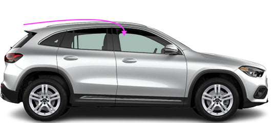 Fit:2021-2023 Mercedes GLA-CLASS 4D Passenger Side Front Right Door Window Glass