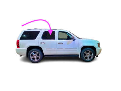 Fit 2007-2014 Chevy Tahoe & GMC Yukon Passenger Right Rear Quarter Window Glass