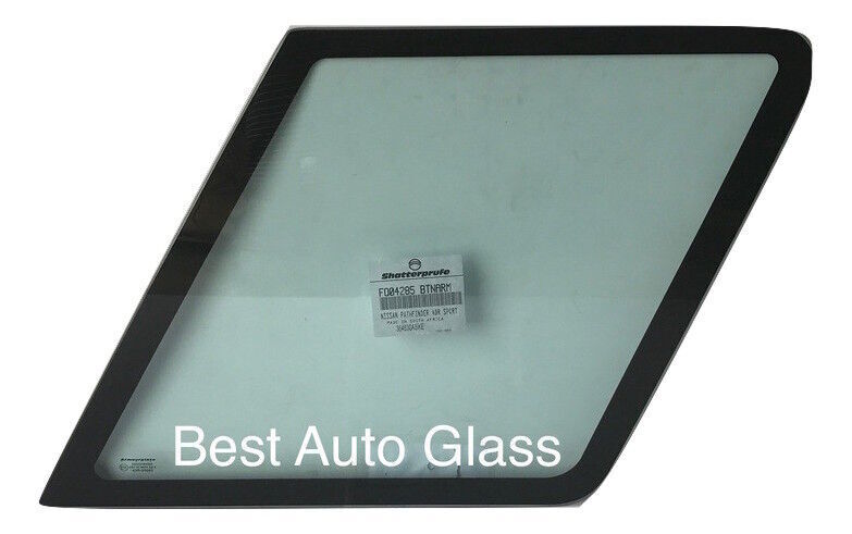 Fits: 1990-1995-Nissan Pathfinder Passenger Side Rear Right Quarter Window Glass