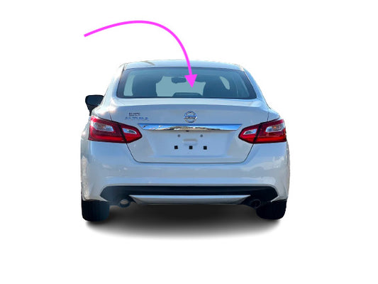 Fit 2013-2018 Nissan Altima 4D Sedan Back Rear Window Glass/Solar-Heated-Antenna