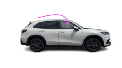 Fit: 2023-2024 Honda HRV 4D Utility Front Right Passenger Side Door Window Glass