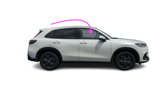 Fit: 2023-2024 Honda HRV 4D Utility Front Right Passenger Side Door Window Glass