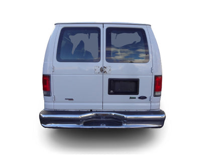 Fits: 1992-2014 Ford Econoline Driver Side Left Rear Window Back Glass 3 Holes